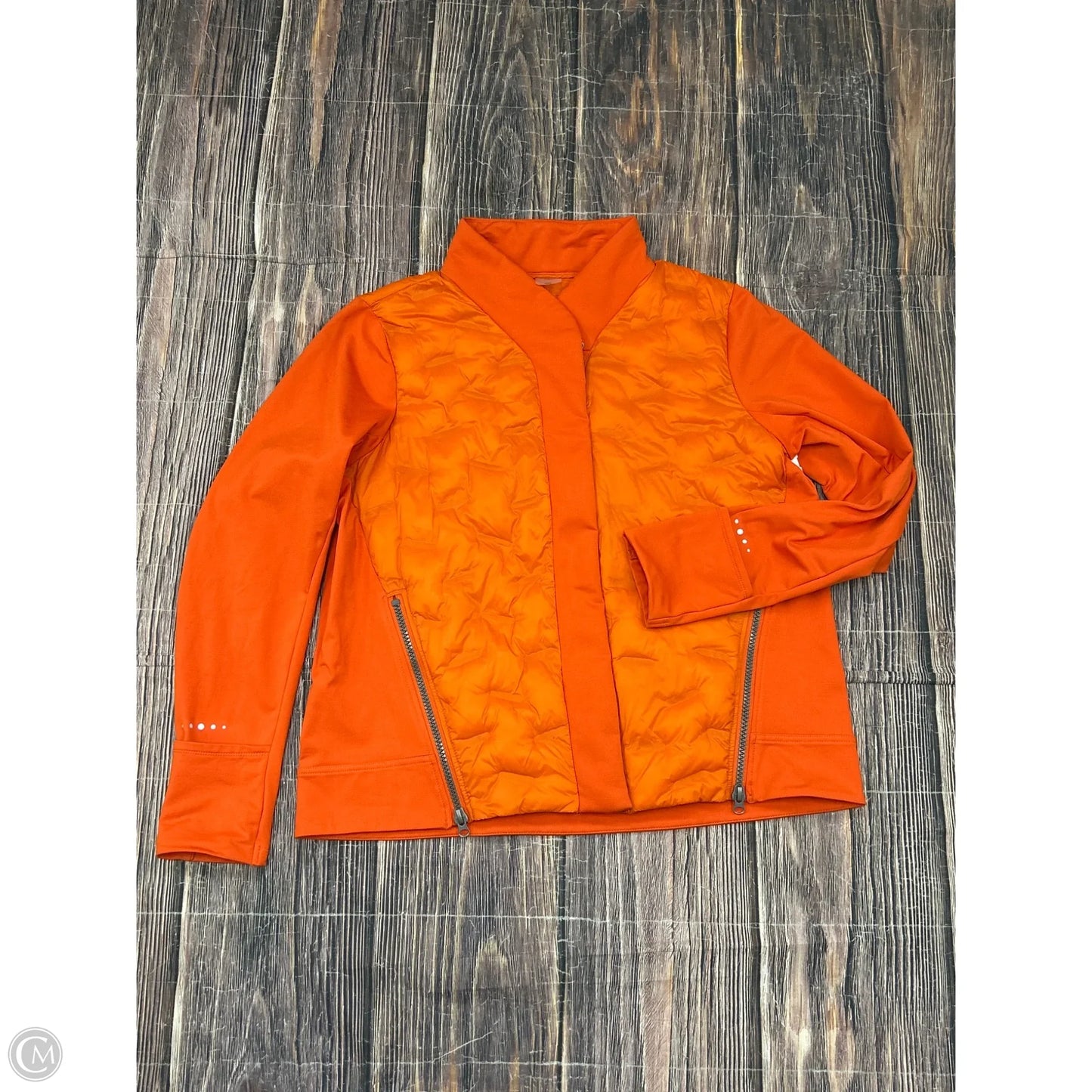 Jacket Puffer & Quilted By Calia In Orange, Size: 1x