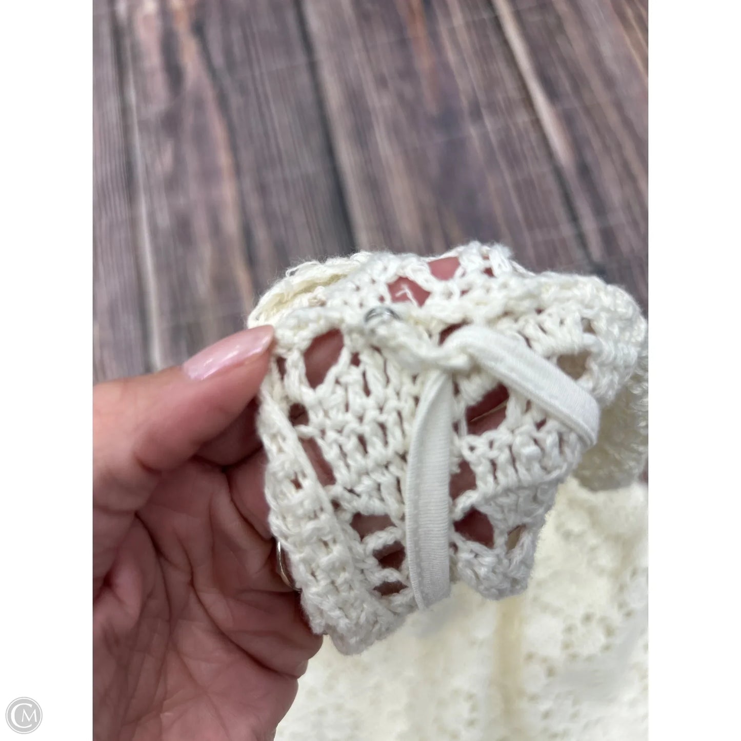Dress Casual Midi By Anthropologie In Cream, Size: L