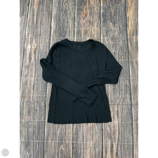 Top Long Sleeve By Aerie In Black, Size: Xl