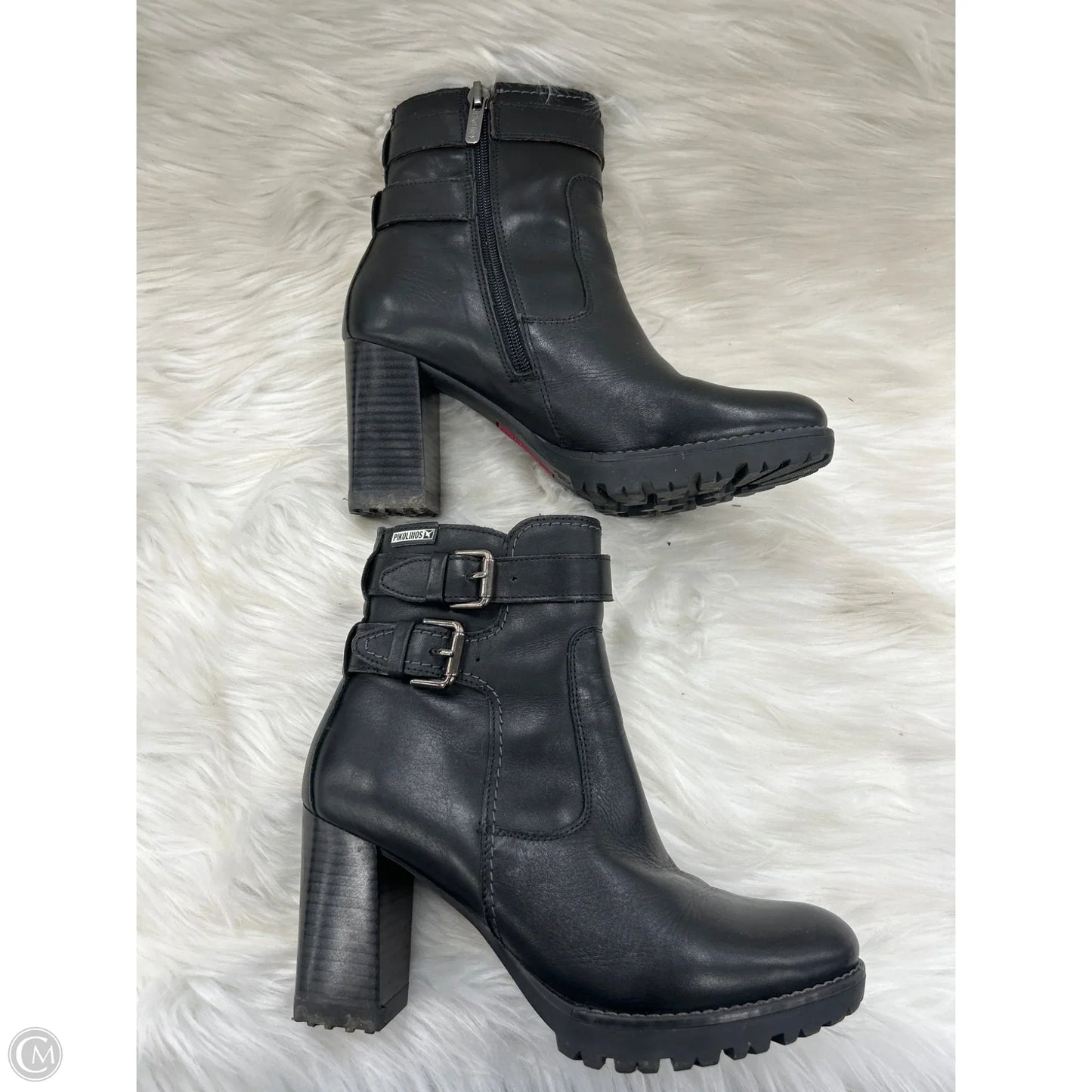 Boots Ankle Heels By Pikolinos In Black, Size: 6