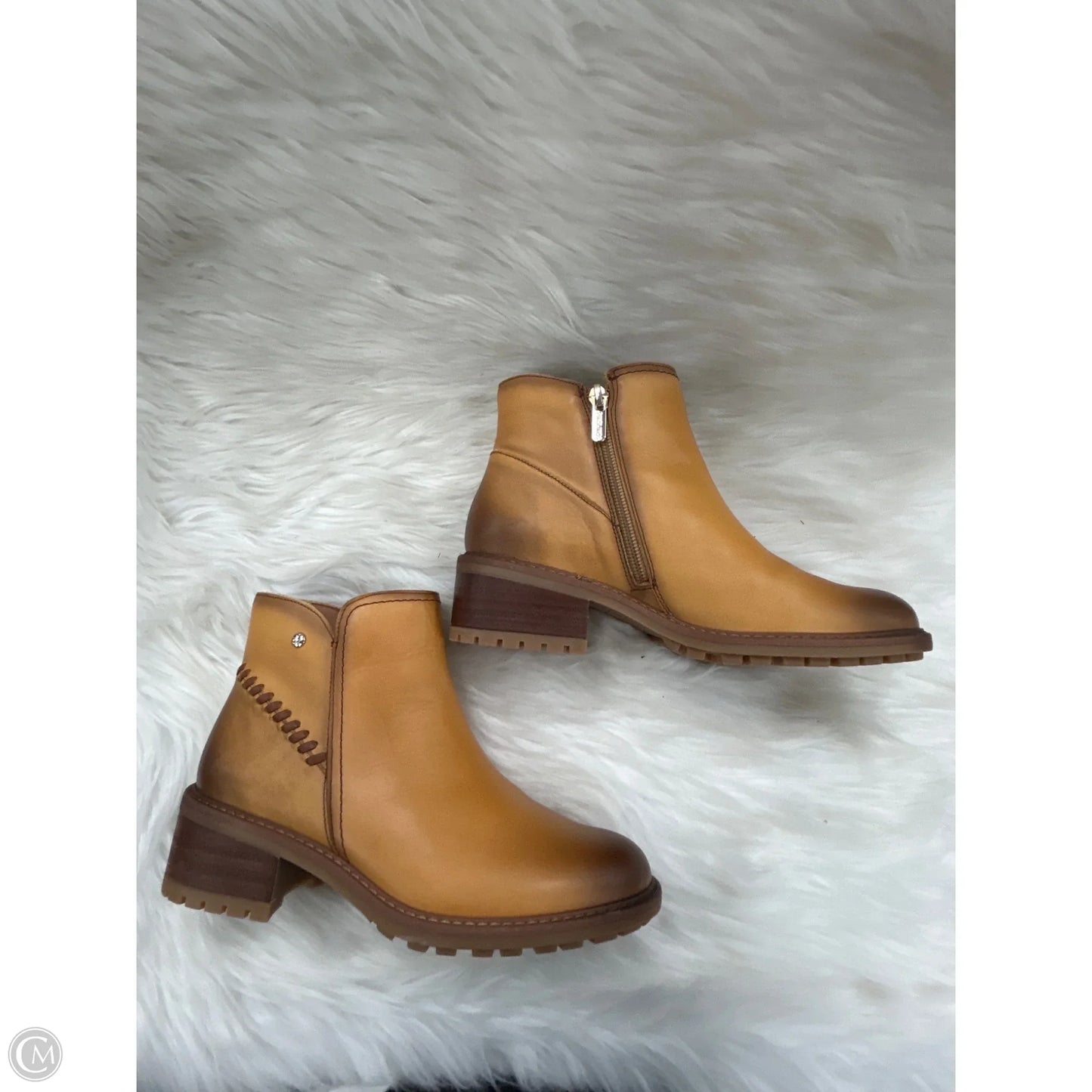 Boots Ankle Heels By Pikolinos In Tan, Size: 6