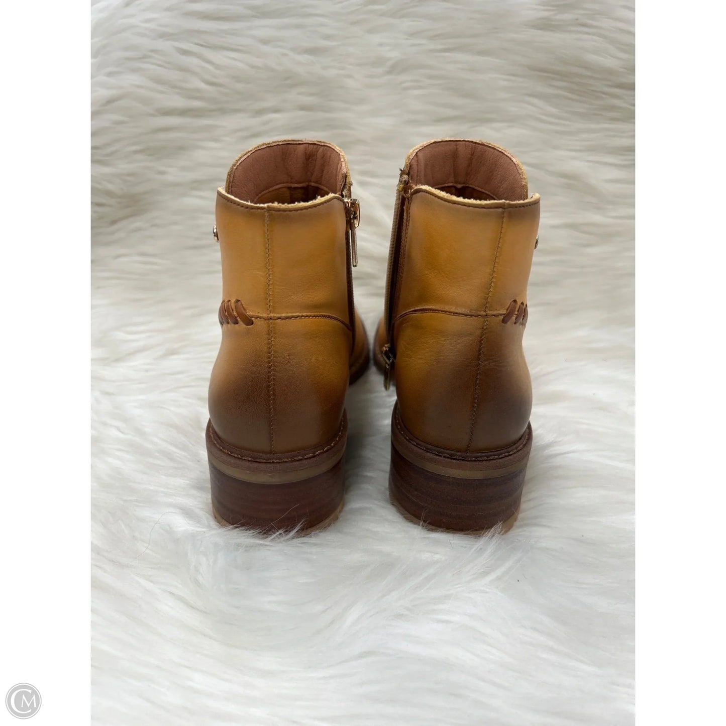 Boots Ankle Heels By Pikolinos In Tan, Size: 6