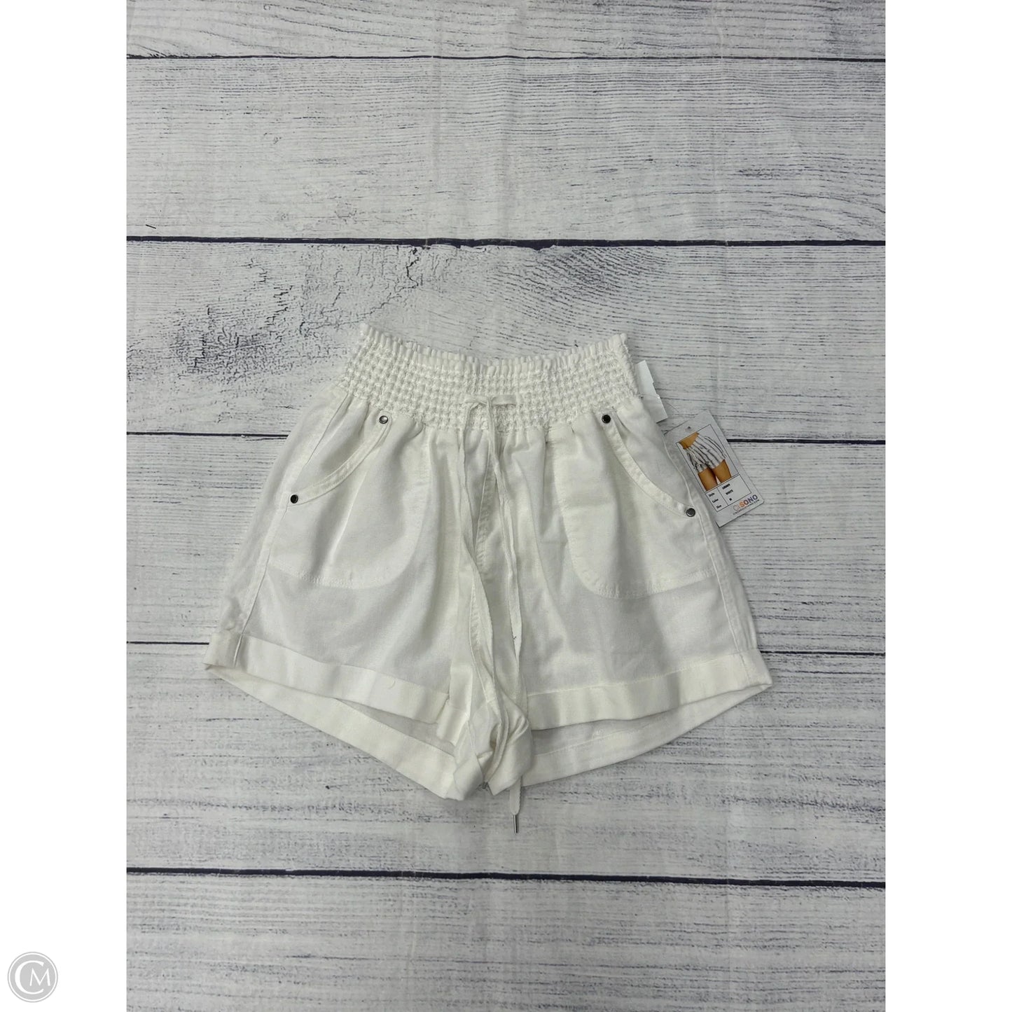 Shorts By Ci Sono In White, Size: M