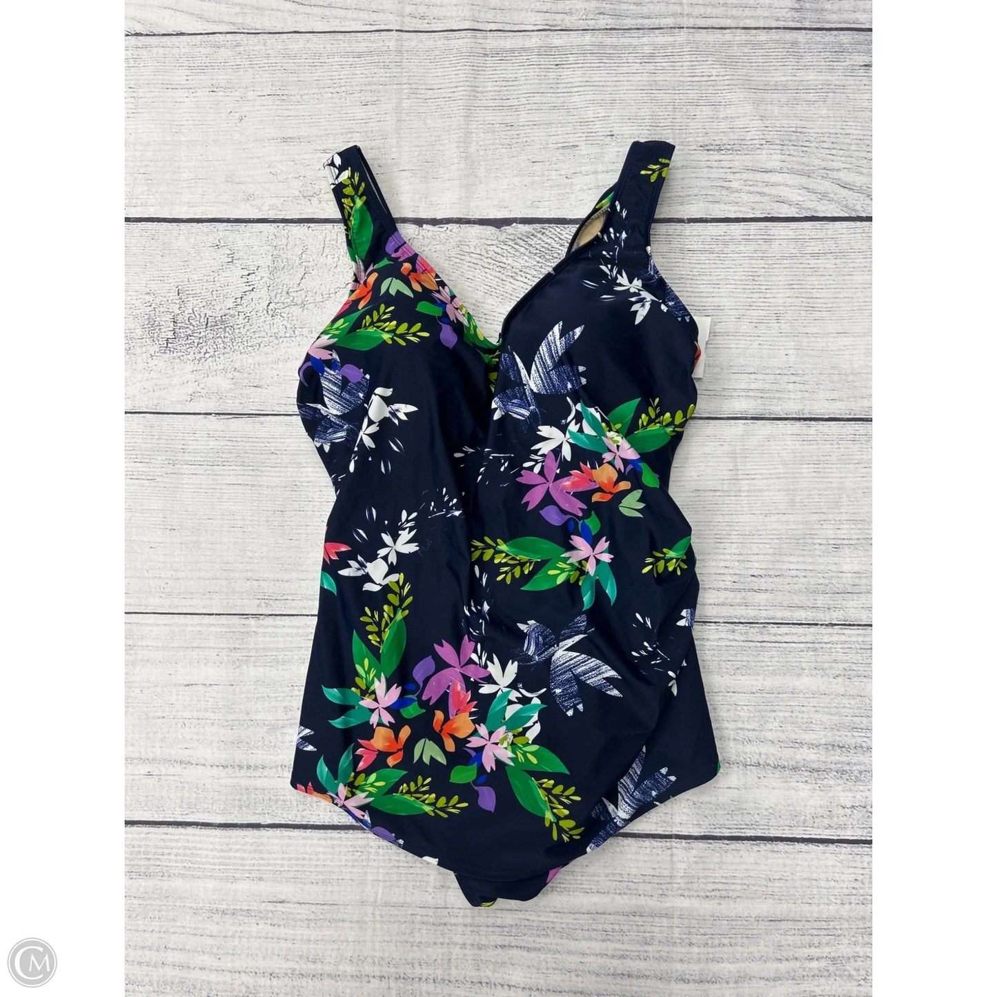 Swimsuit By Clothes Mentor In Blue, Size: 20