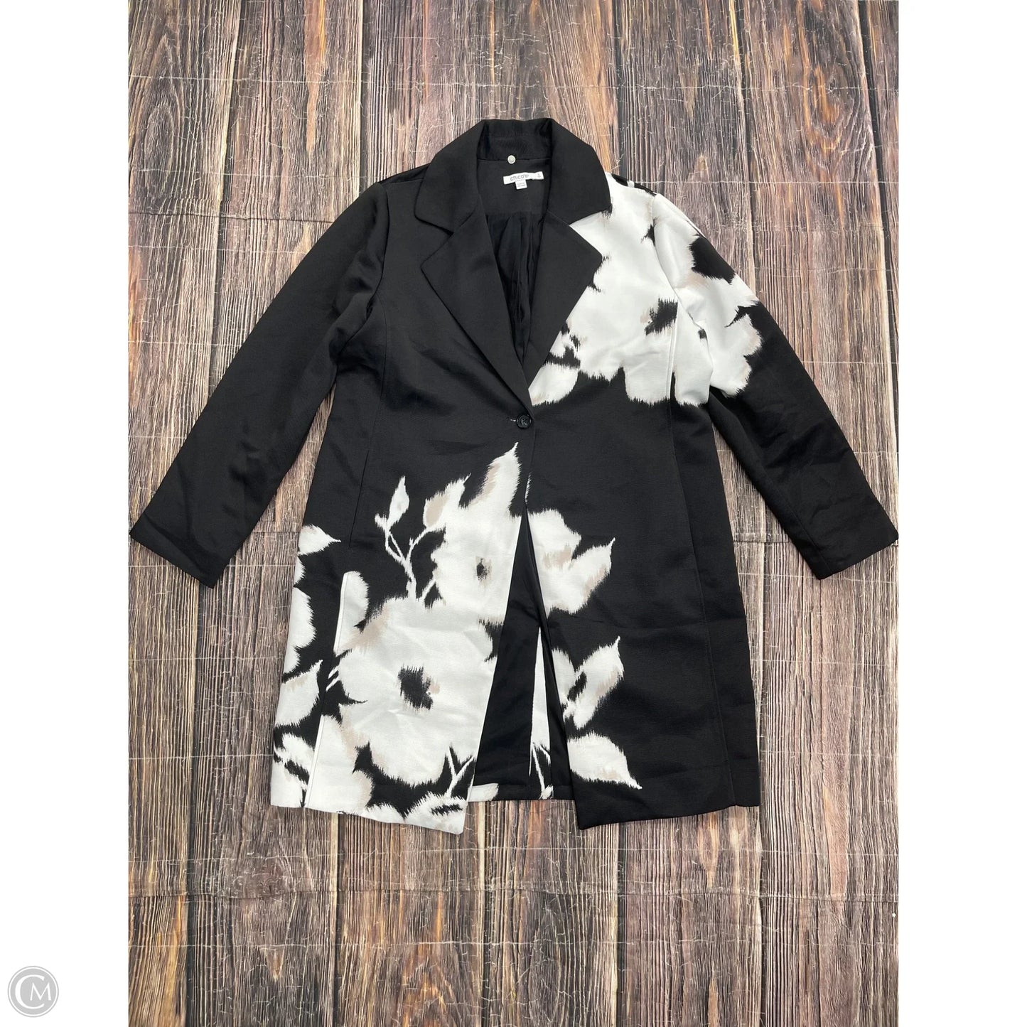 Jacket Other By Chicos In Black, Size: L