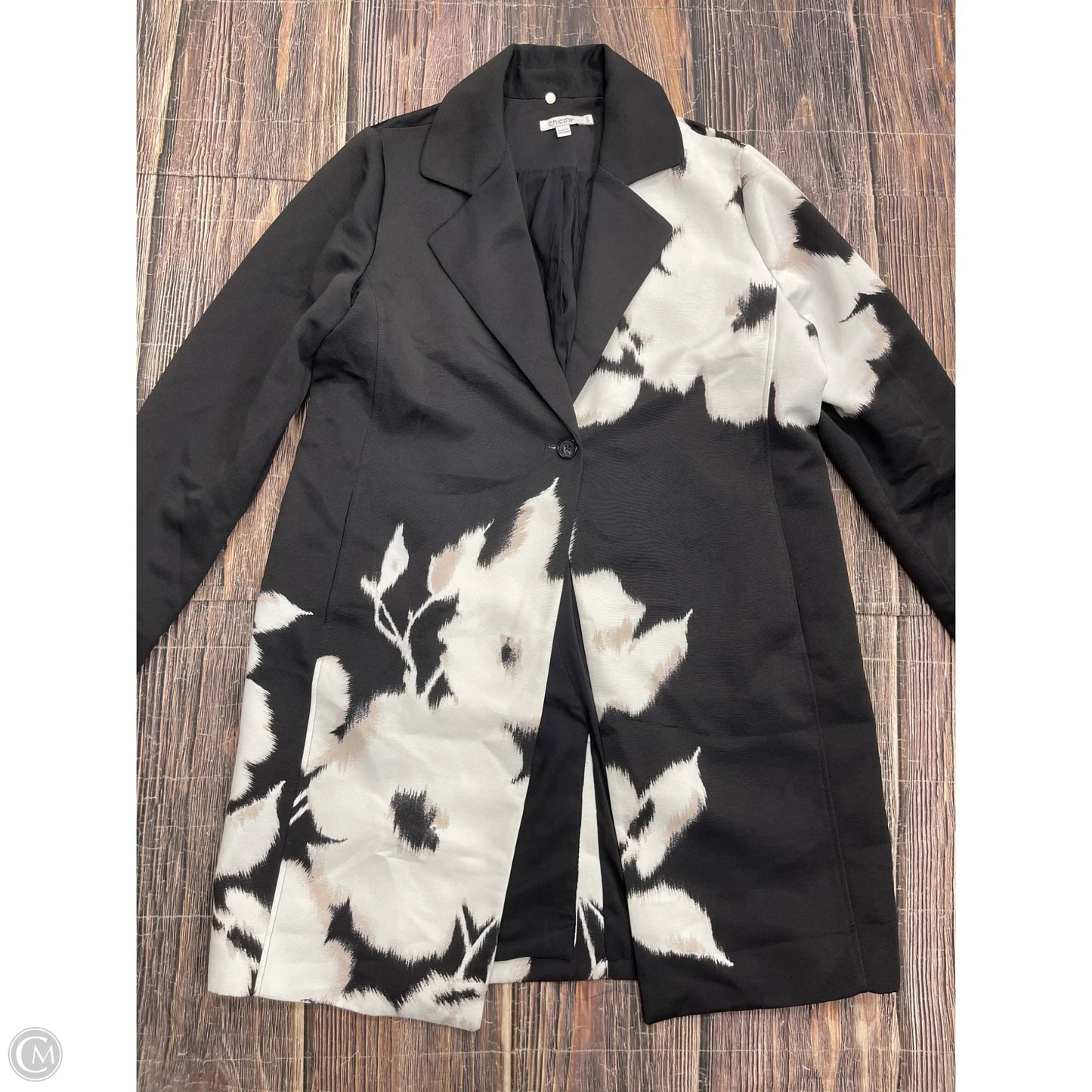 Jacket Other By Chicos In Black, Size: L