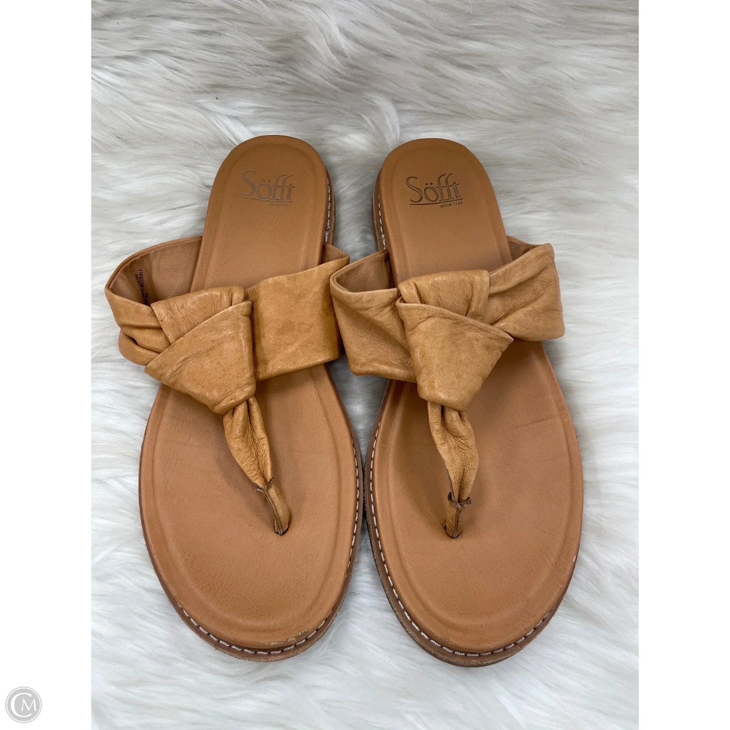 Sandals Flats By Sofft In Tan, Size: 9.5