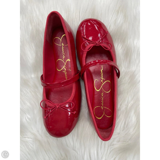 Shoes Flats By Jessica Simpson In Red, Size: 8