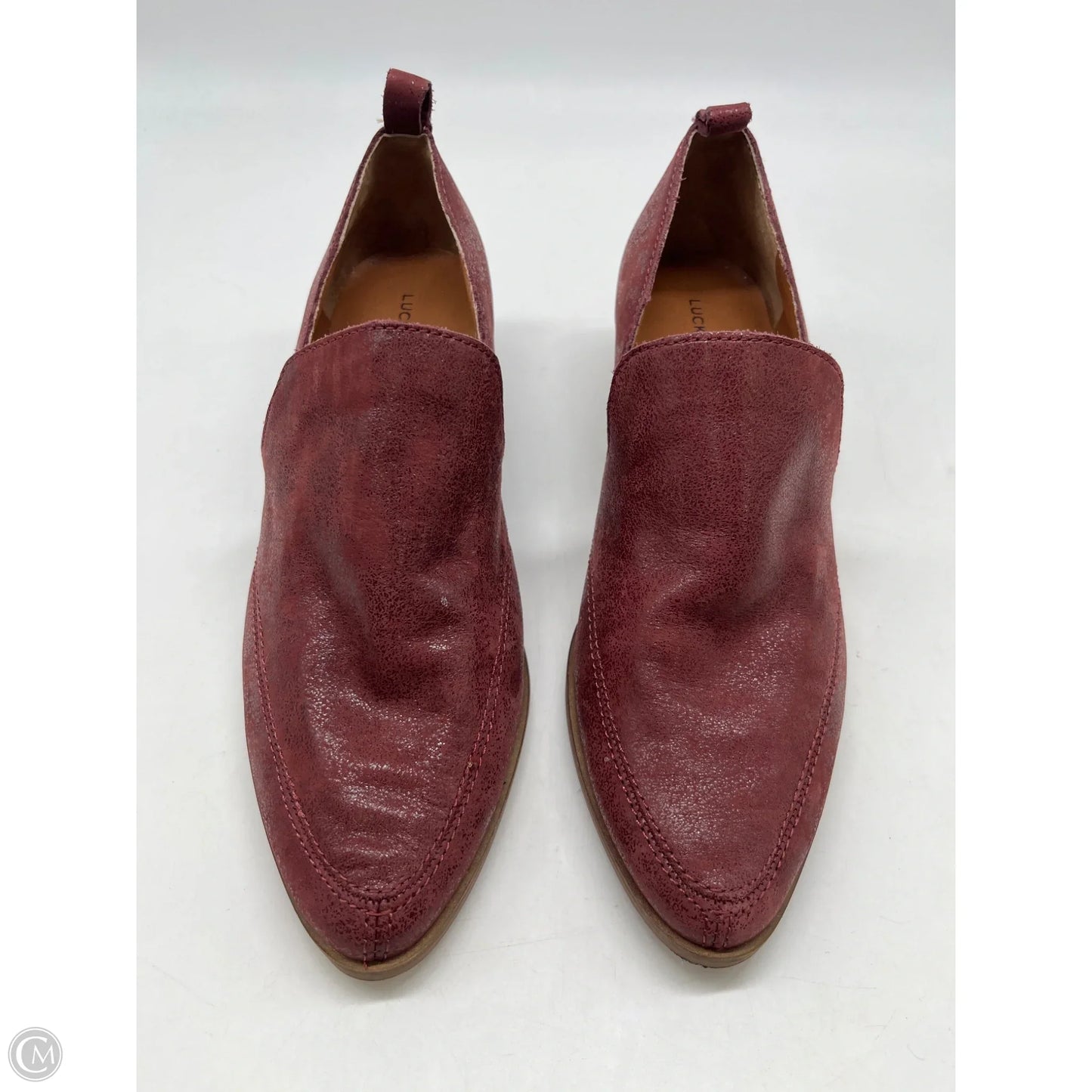 Shoes Heels Block By Lucky Brand In Red, Size: 7.5