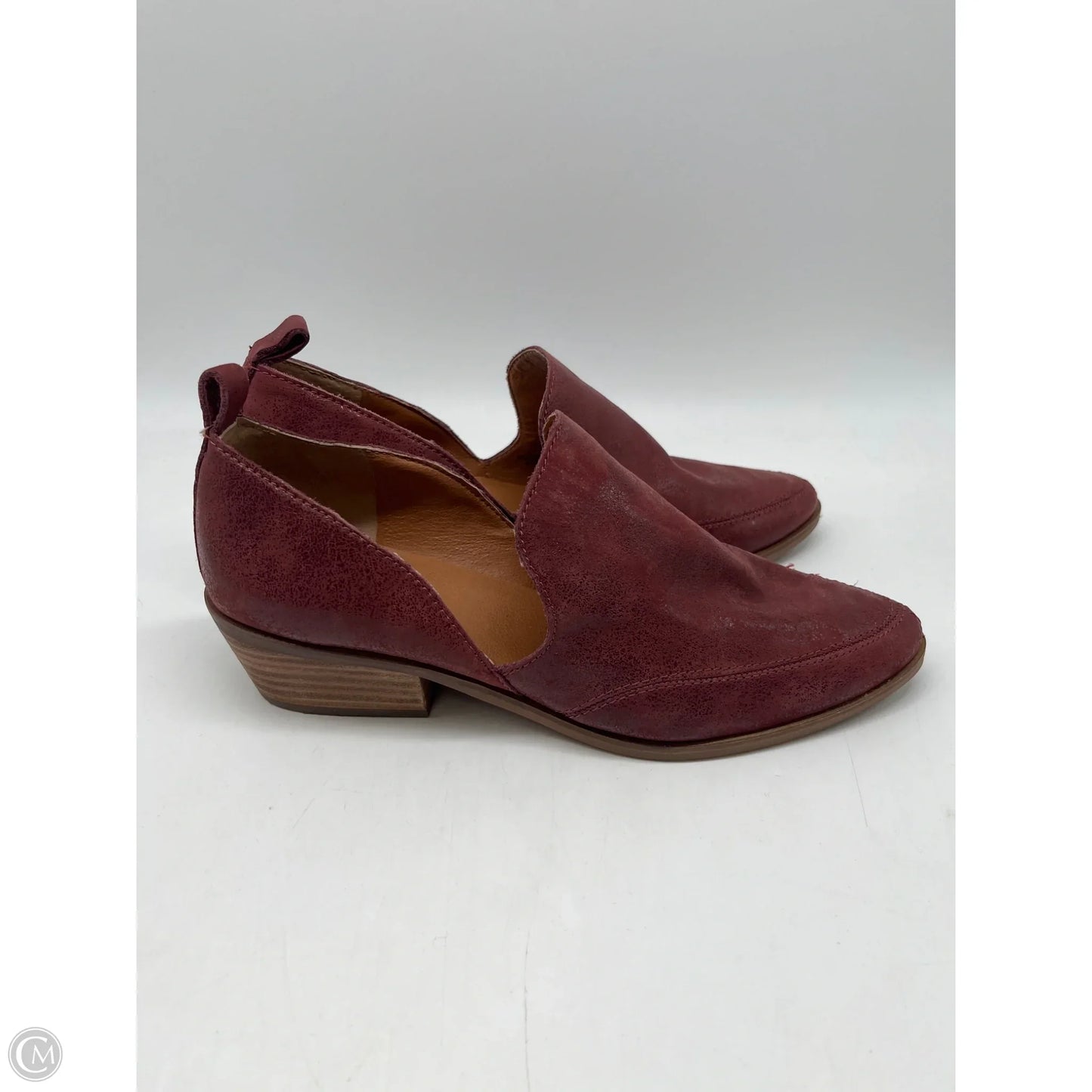 Shoes Heels Block By Lucky Brand In Red, Size: 7.5