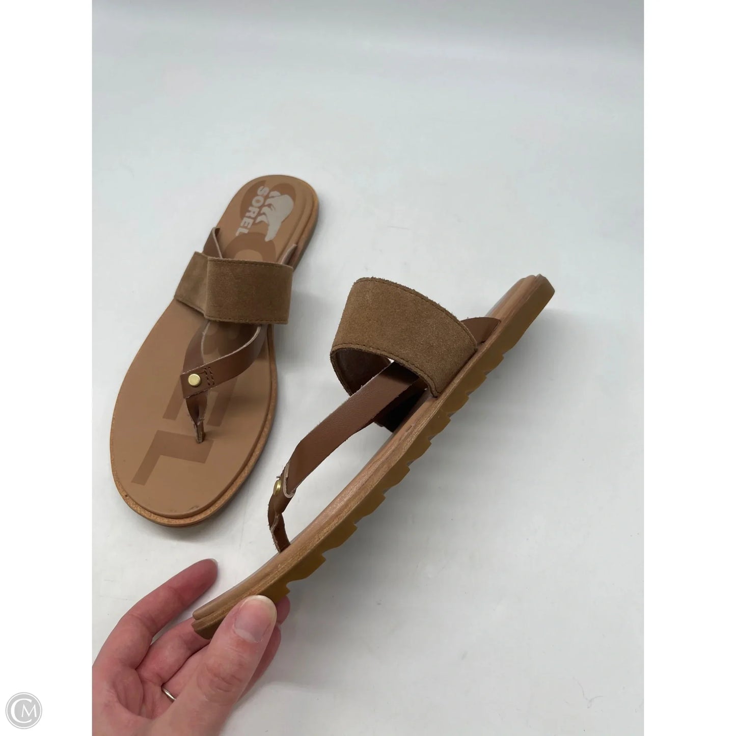 Sandals Flats By Sorel In Brown, Size: 8