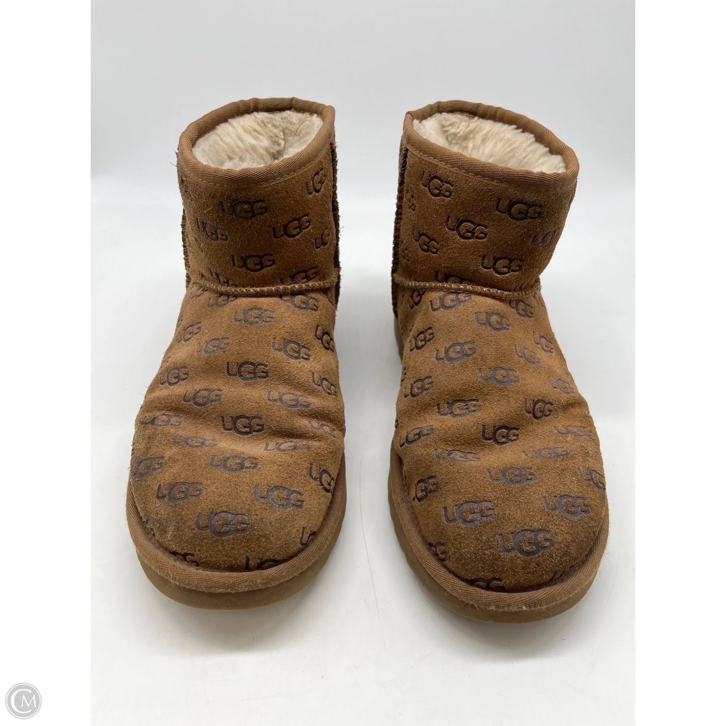 Boots Designer By Ugg In Brown, Size: 8