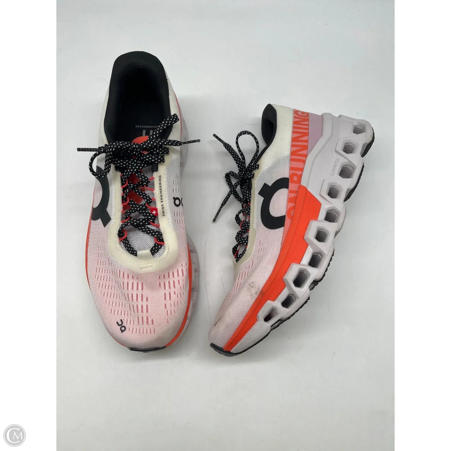 Shoes Athletic By On Cloud In Orange & White, Size: 8.5