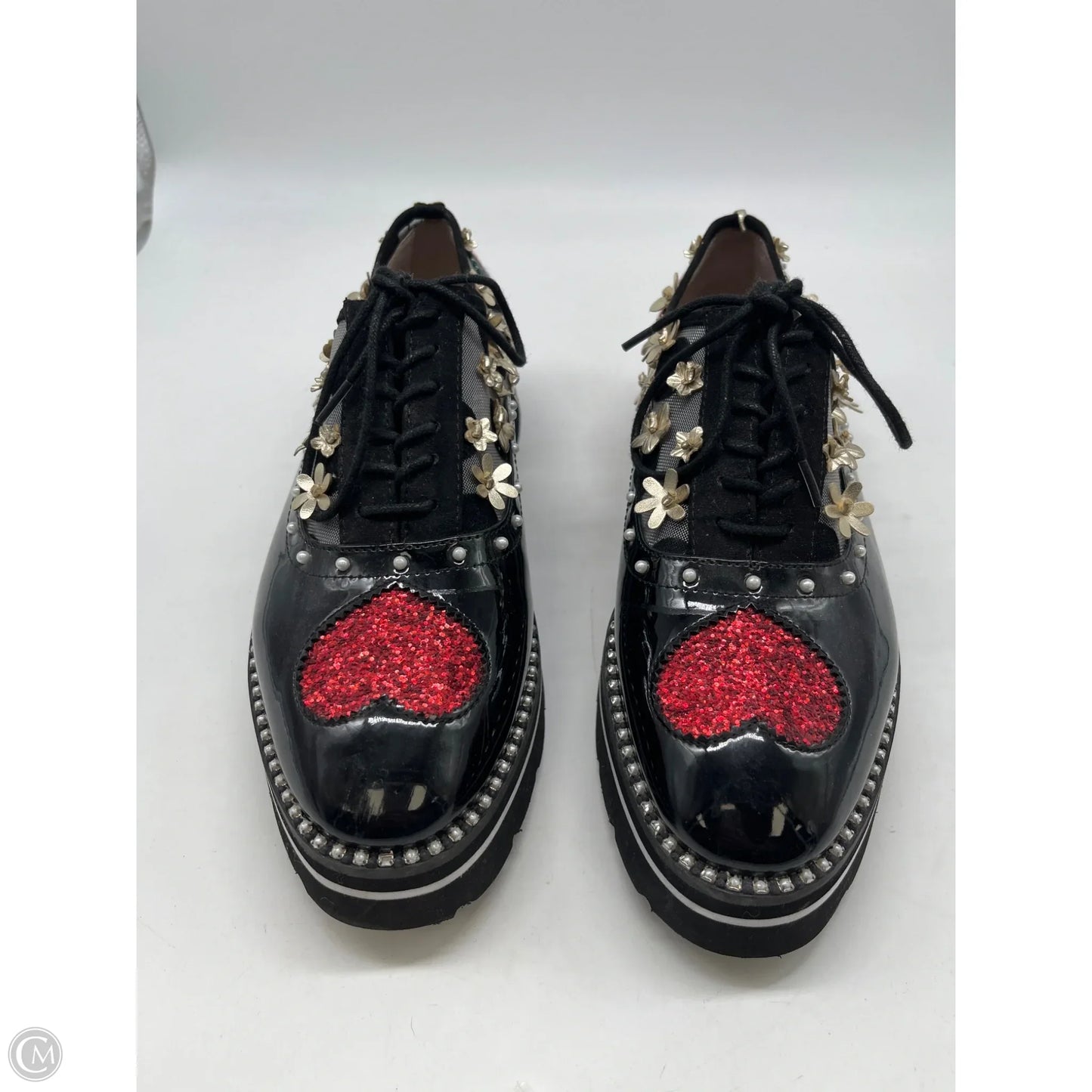 Shoes Heels Platform By Betsey Johnson In Black, Size: 8.5