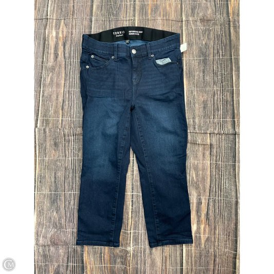 Jeans Skinny By Torrid In Blue Denim, Size: 12