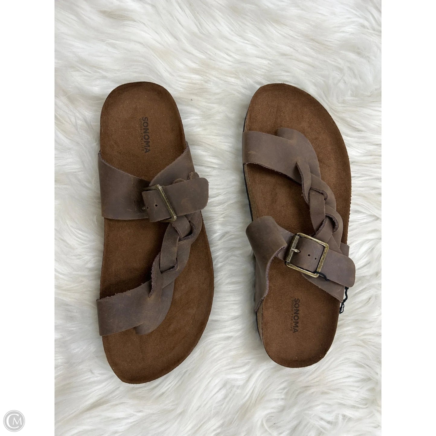 Sandals Flats By Sonoma In Brown, Size: 7