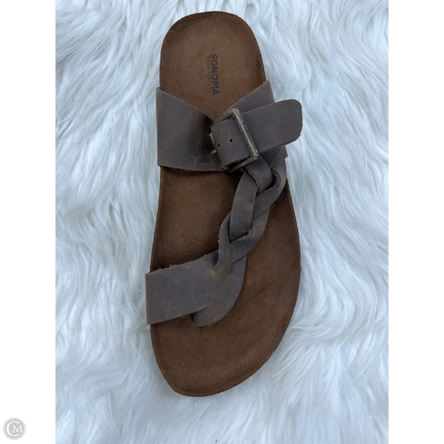 Sandals Flats By Sonoma In Brown, Size: 7