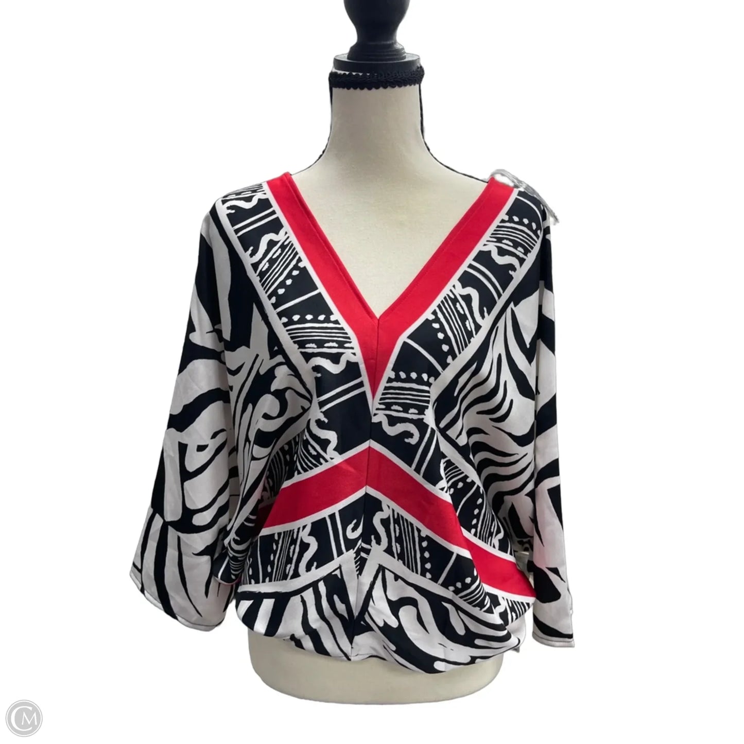 Top Short Sleeve By Nine West In White, Size: Xs