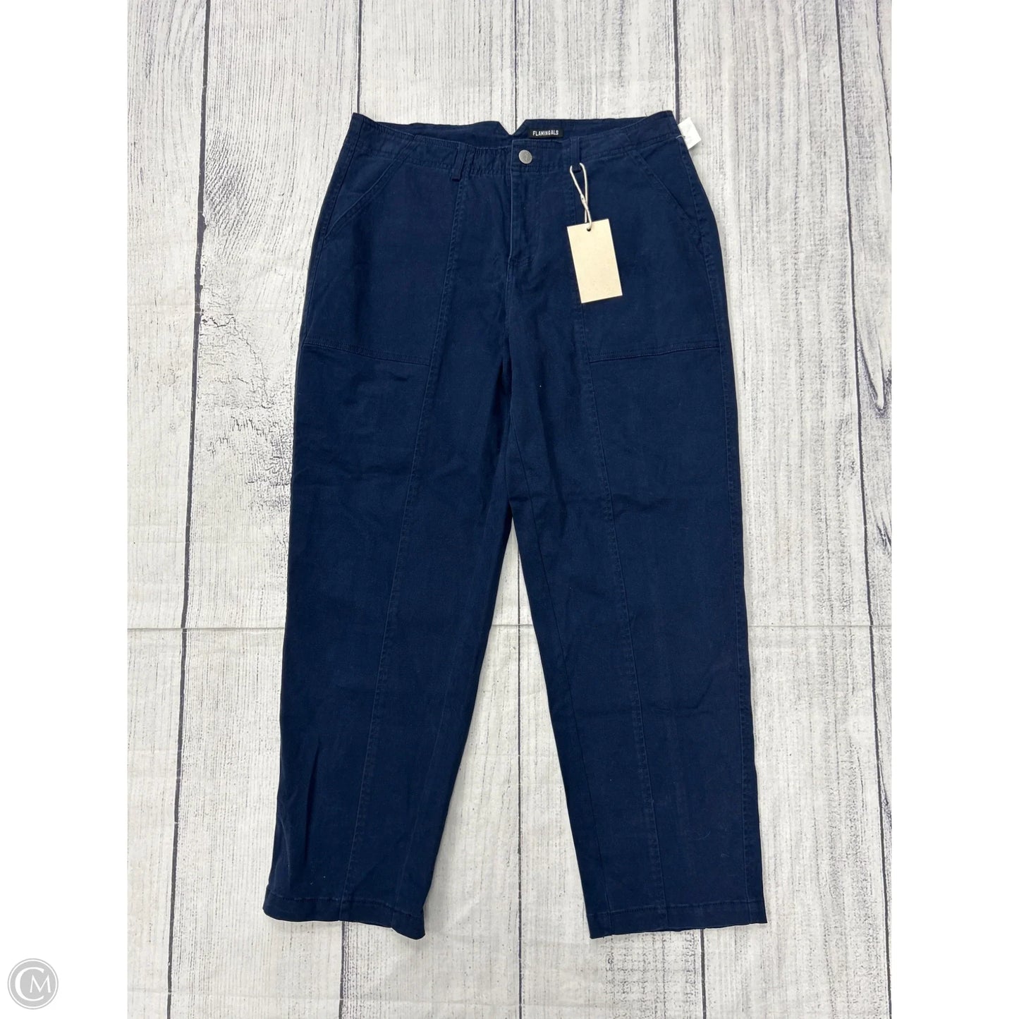 Pants Cargo & Utility By Flamingals In Blue, Size: L