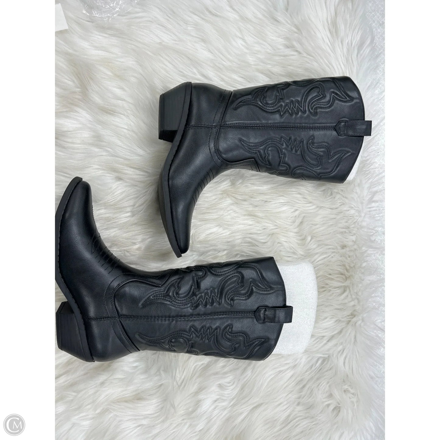 Boots Western By Soda In Black, Size: 6.5