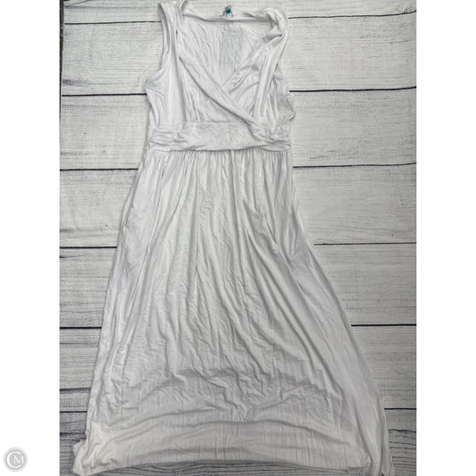 Dress Casual Maxi By Clothes Mentor In White, Size: Xl