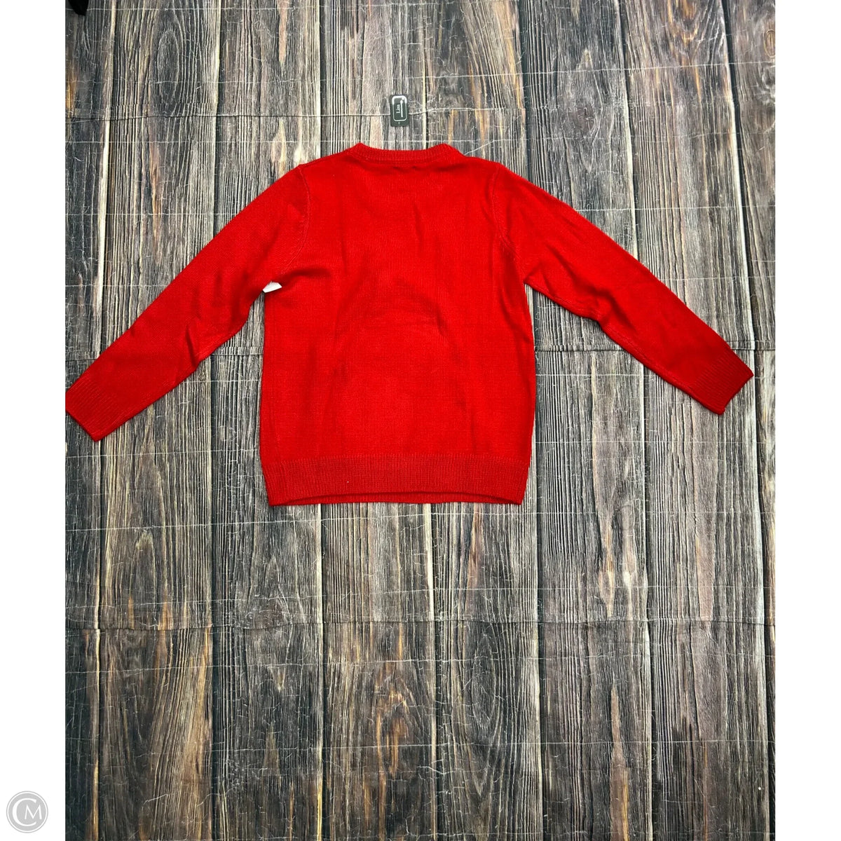 Sweater By Lisa International In Red, Size: L