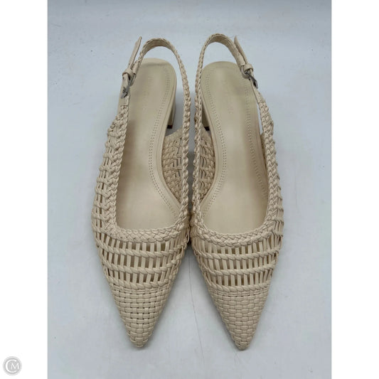 Shoes Heels Block By Nordstrom In Cream, Size: 7