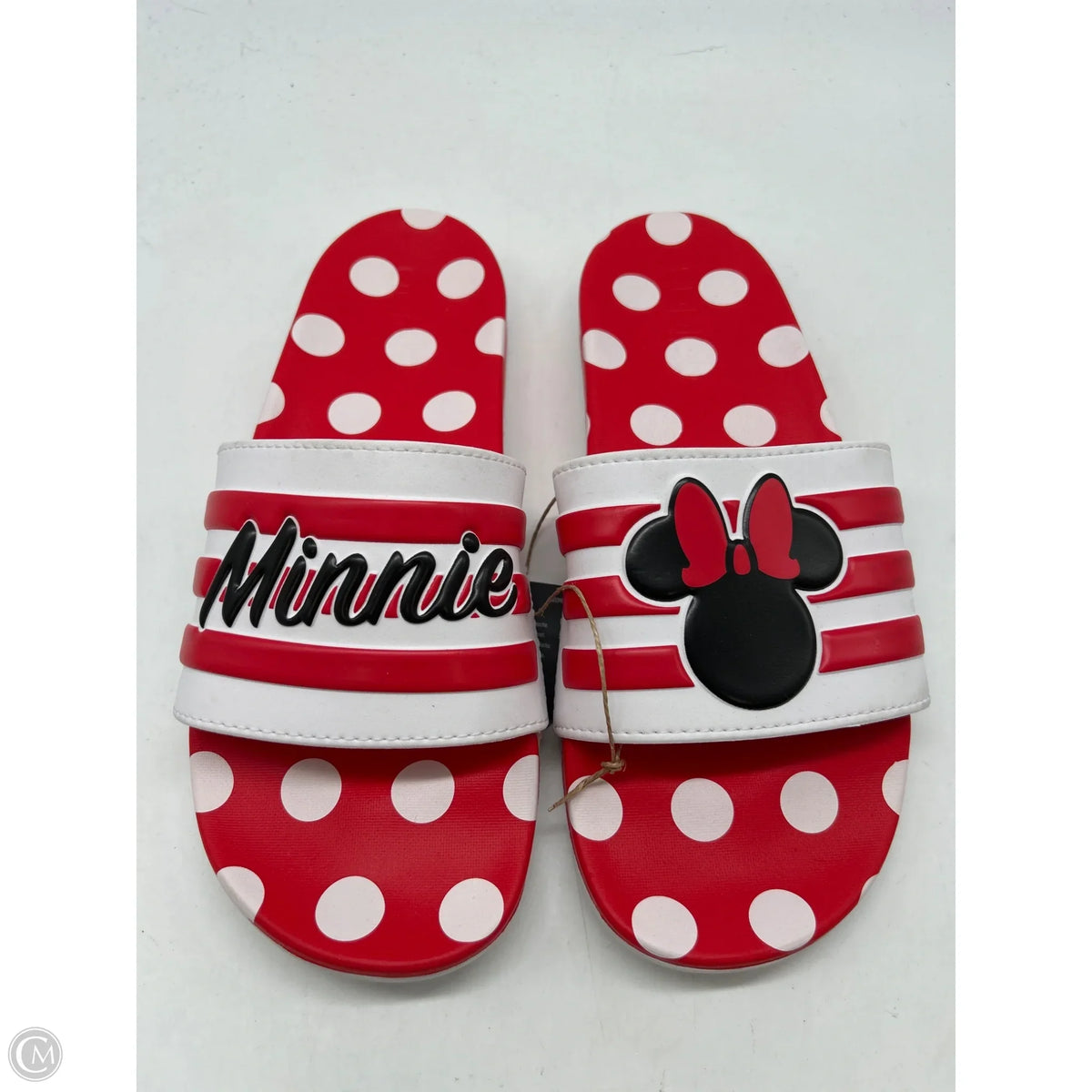 Sandals Flats By Adidas In Red, Size: 7