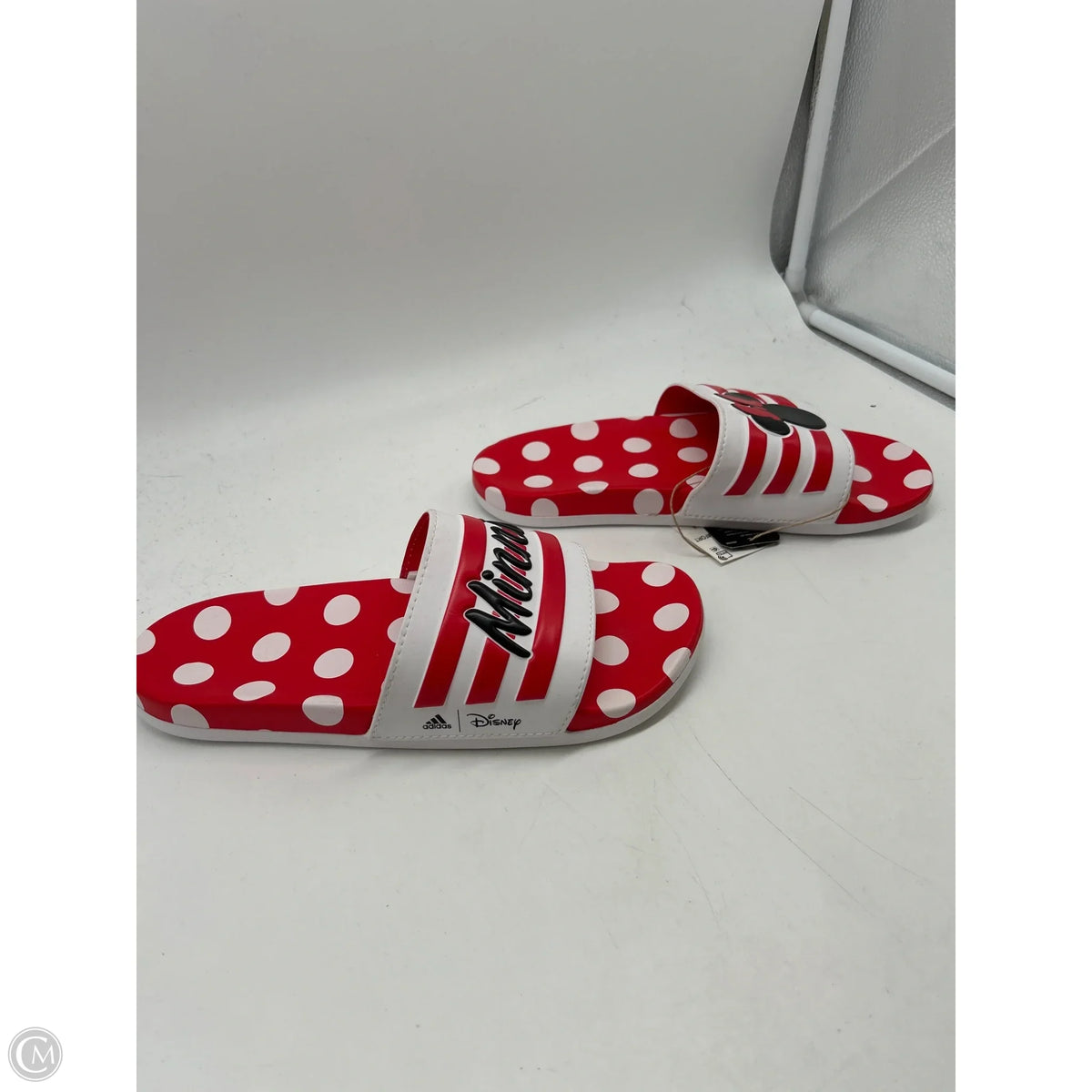 Sandals Flats By Adidas In Red, Size: 7