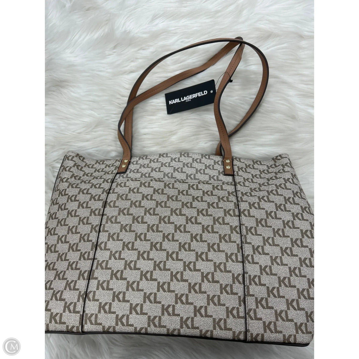 Handbag Designer By Karl Lagerfeld, Size: Medium