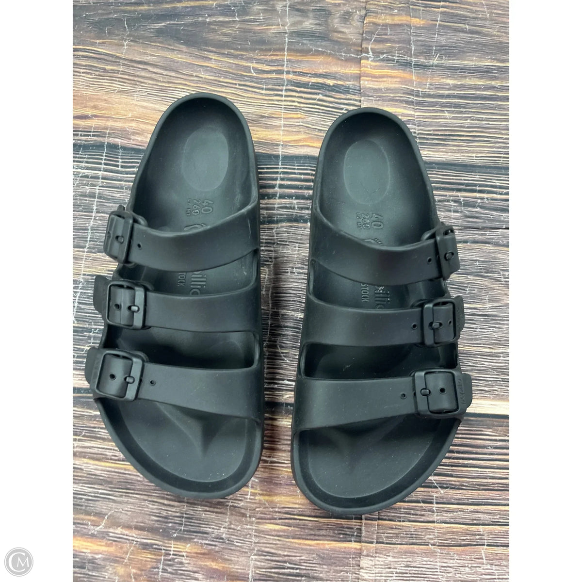 Sandals Flats By Papillio In Black, Size: 9