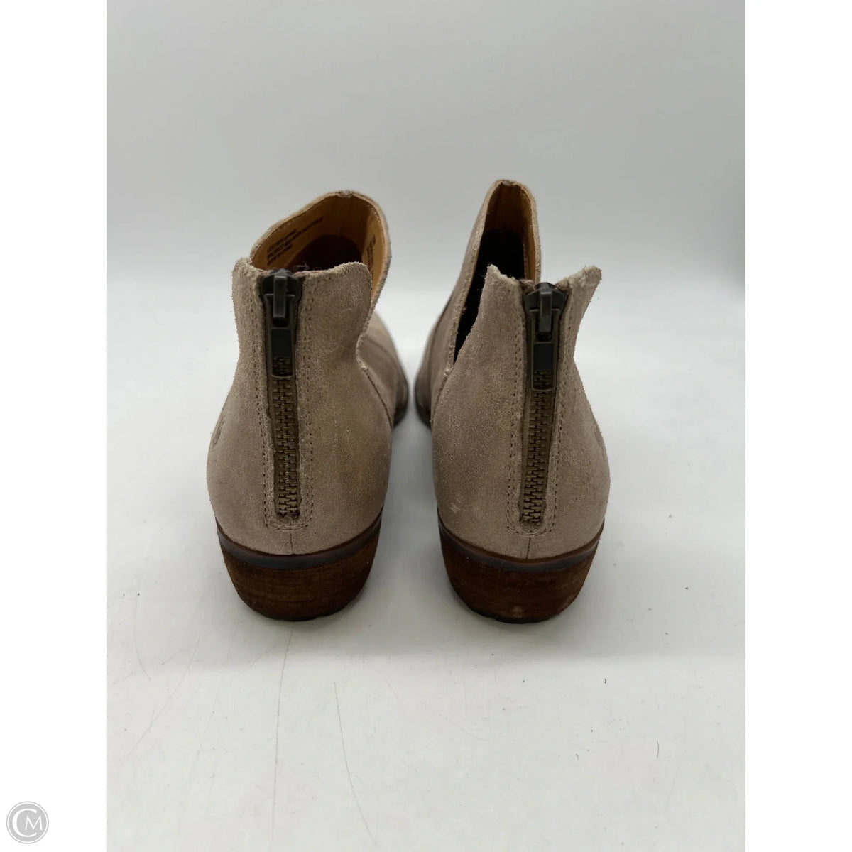 Boots Ankle Heels By Born In Cream, Size: 10