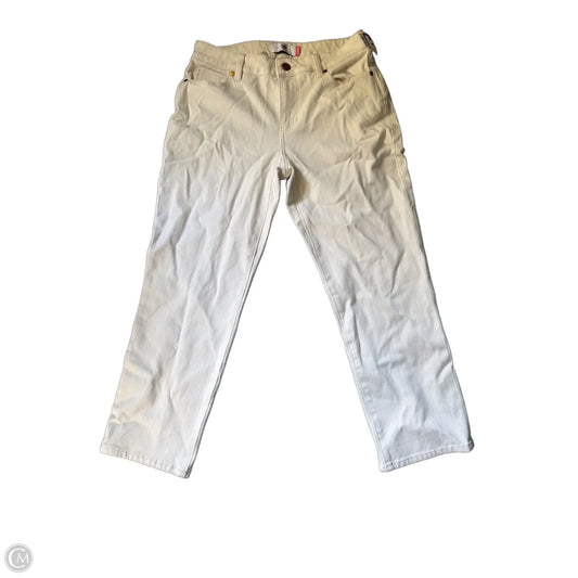 Jeans Straight By Cabi In Cream, Size: 4