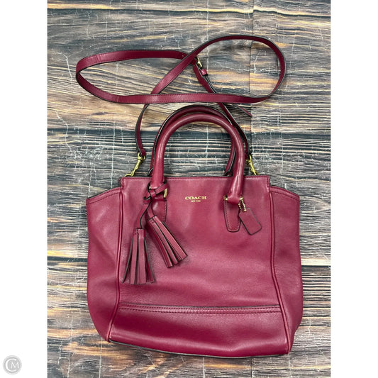 Crossbody Designer By Coach, Size: Small