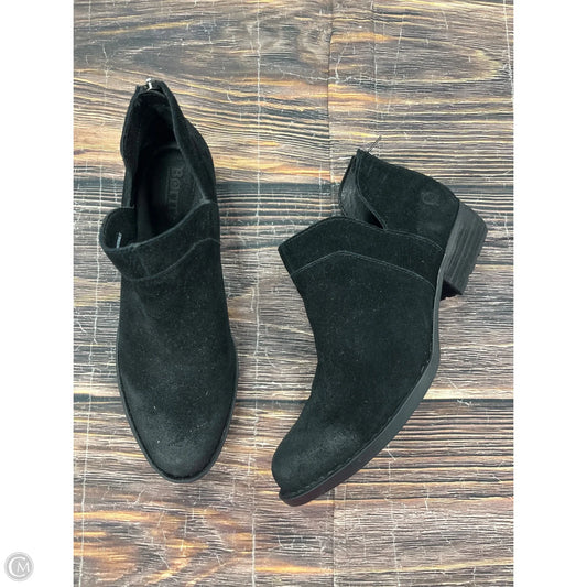 Boots Ankle Heels By Born In Black, Size: 10