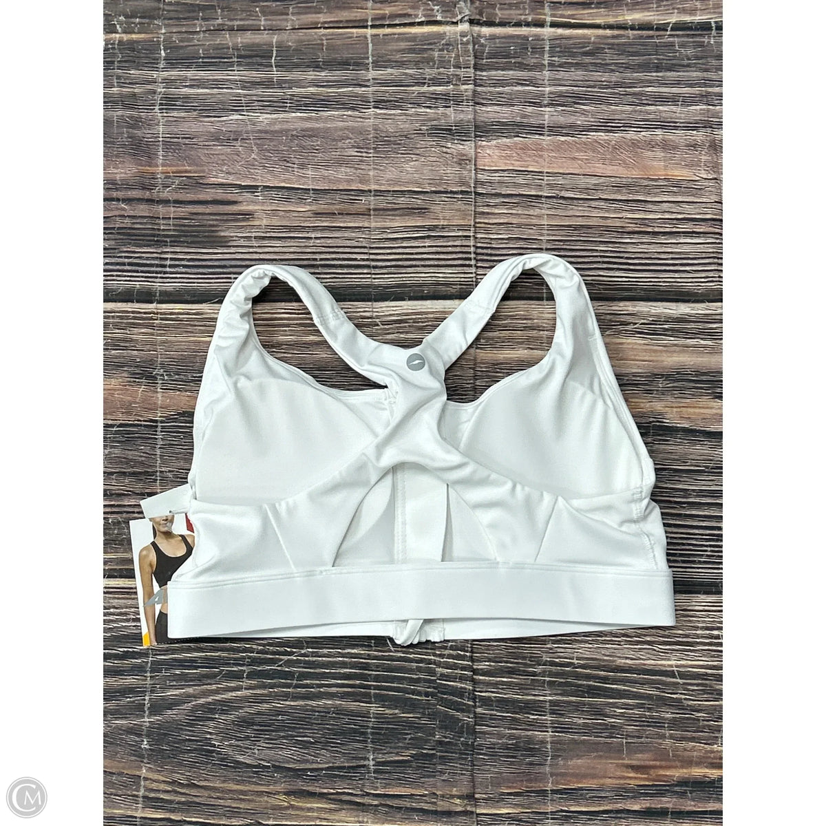 Athletic Bra By Avia In White, Size: M