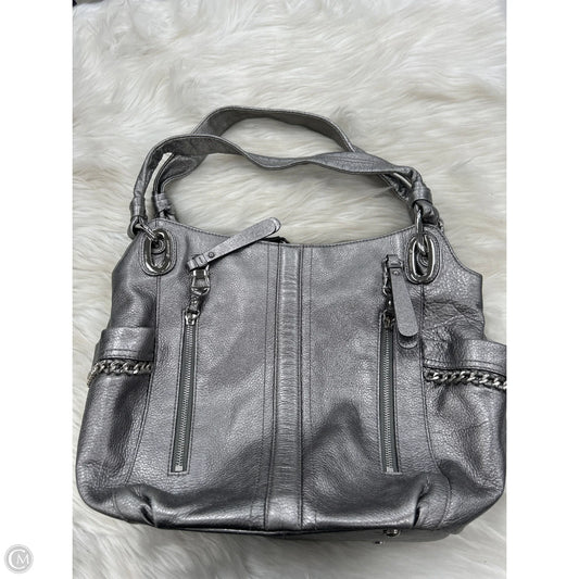 Handbag Leather By B. Makowsky, Size: Large