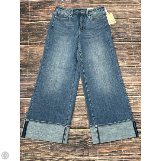 Jeans Wide Leg By Not Your Daughters Jeans In Blue Denim, Size: 0