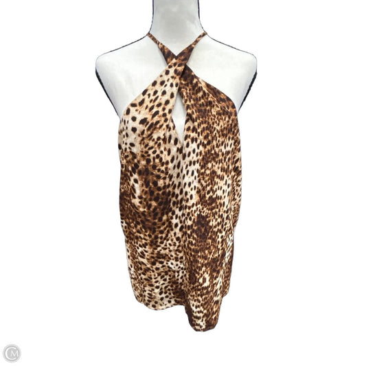 Tank Top By Worthington In Animal Print, Size: M