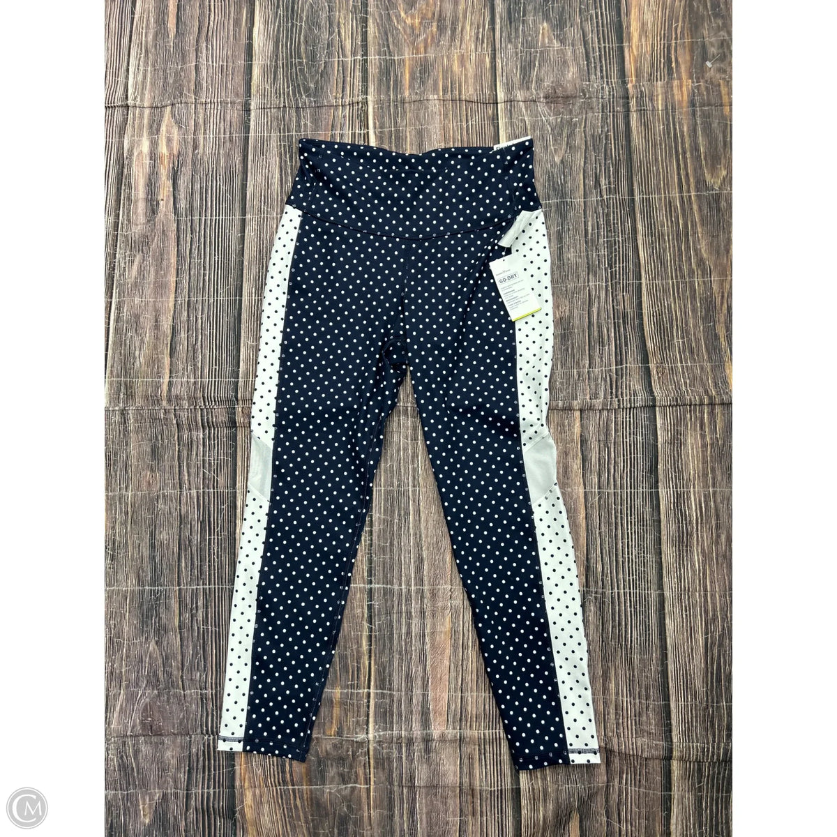 Athletic Leggings By Old Navy In Polkadot Pattern, Size: L