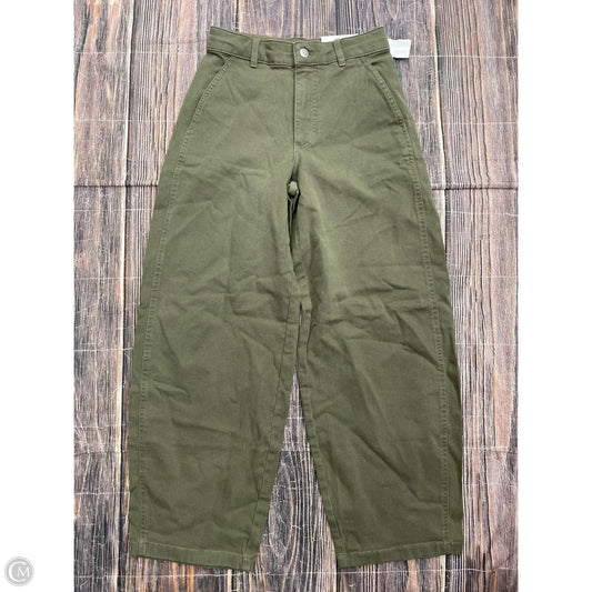 Pants Wide Leg By Everlane In Green Denim, Size: 2