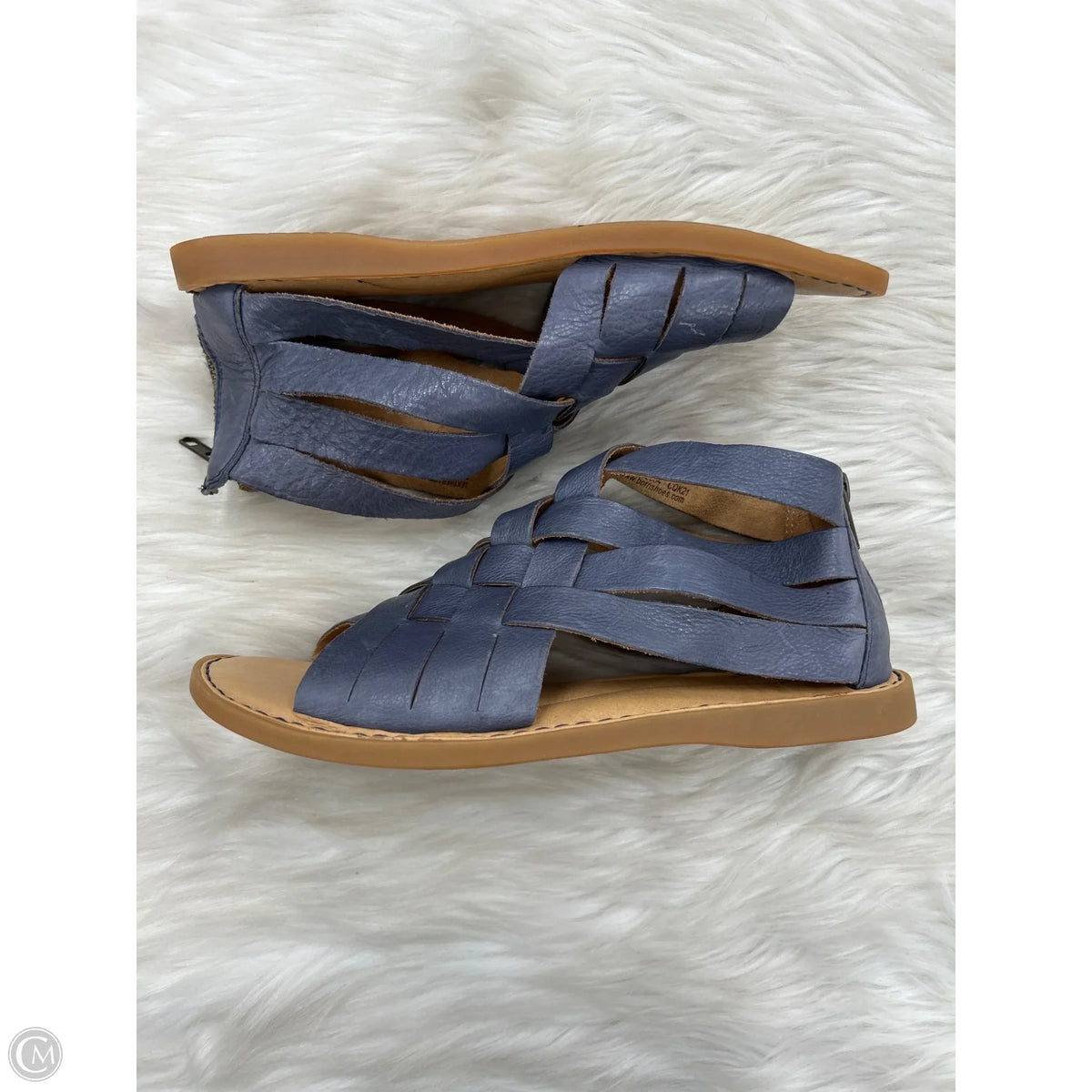 Sandals Flats By Born In Blue, Size: 7