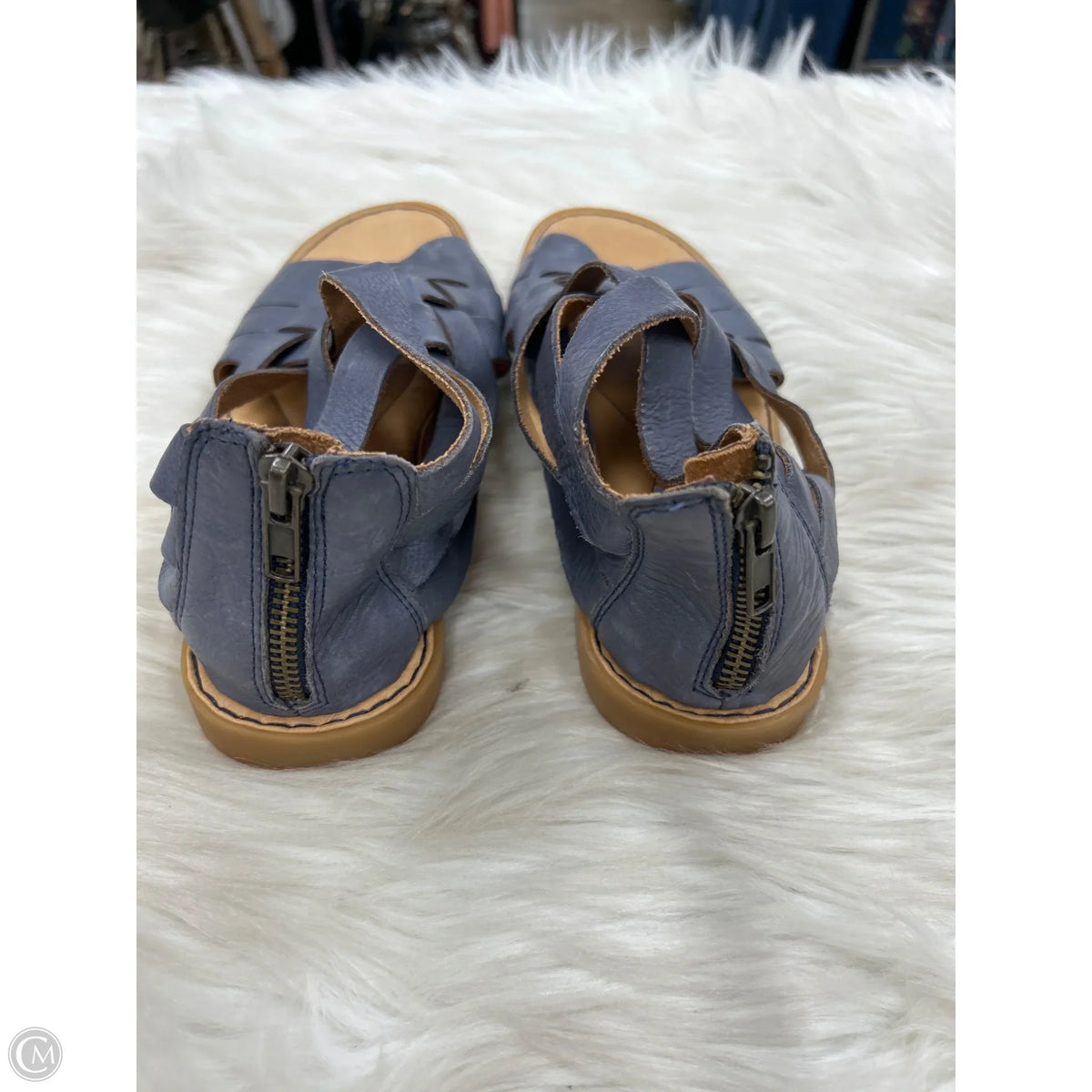 Sandals Flats By Born In Blue, Size: 7