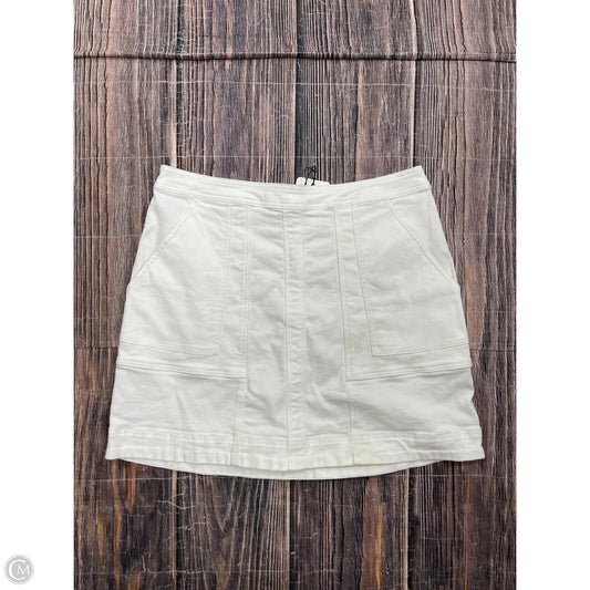 Skirt Mini & Short By Cabi In White, Size: 12