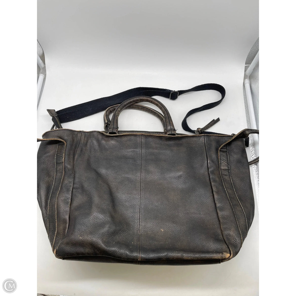 Tote Leather By Free People, Size: Large