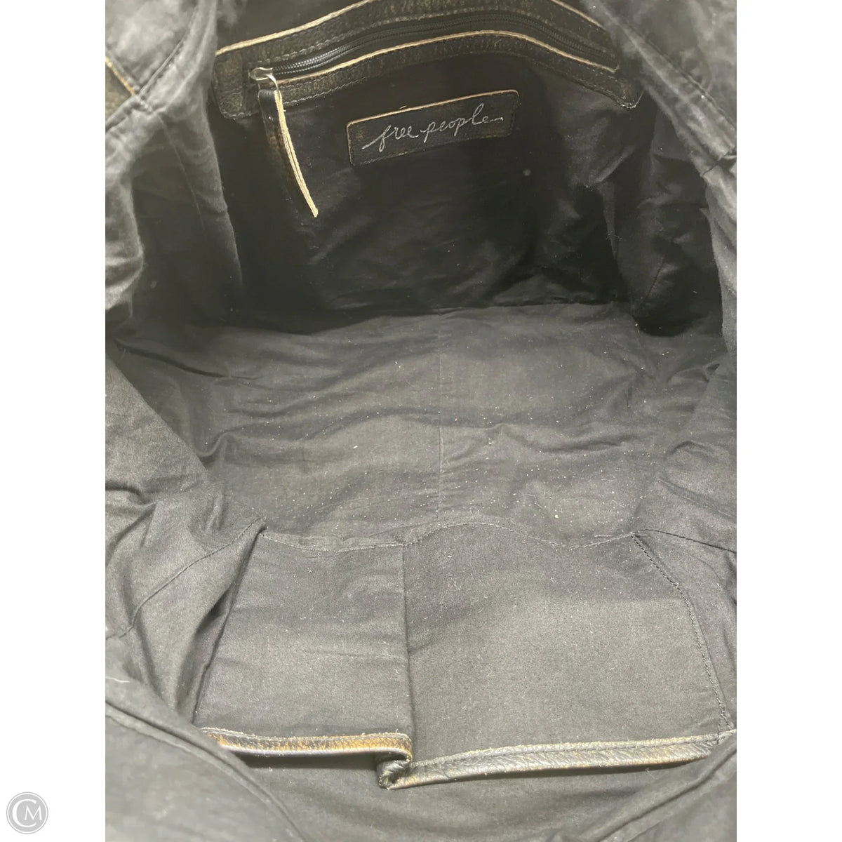 Tote Leather By Free People, Size: Large