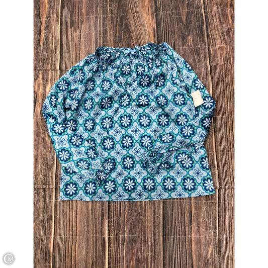 Top Long Sleeve By Draper James In Blue, Size: Xs