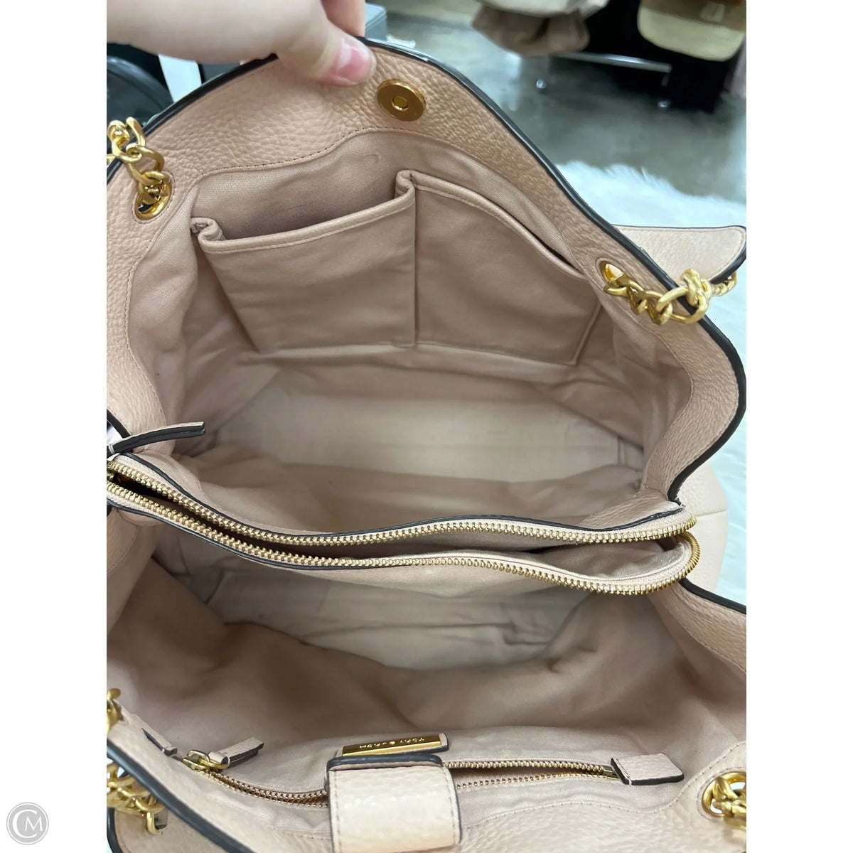 Handbag Designer By Tory Burch, Size: Large