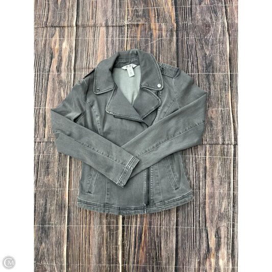 Jacket Denim By White House Black Market In Grey Denim, Size: 4