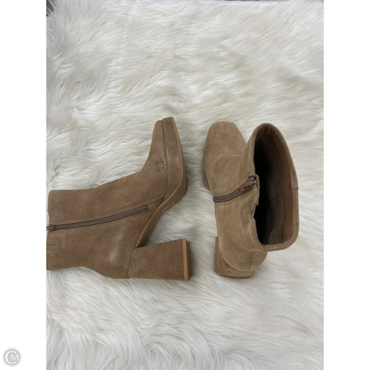 Boots Ankle Heels By Dolce Vita In Tan, Size: 8.5